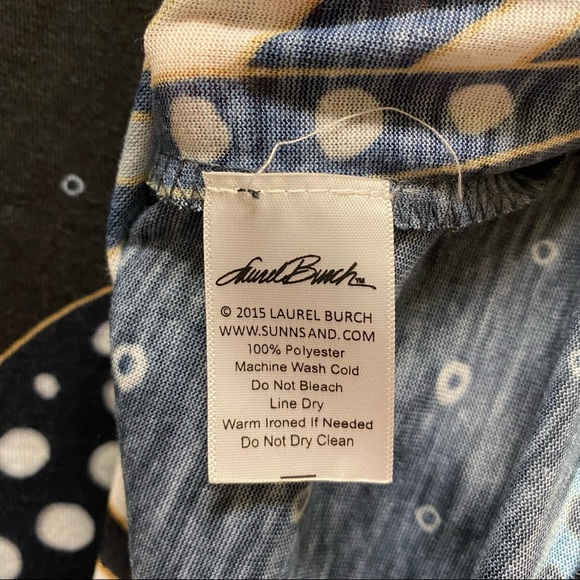 LAUREL BURCH Feline Cat Polka Dot Graphic Novelty T-shirt Medium NWT - Picture 5 of 8